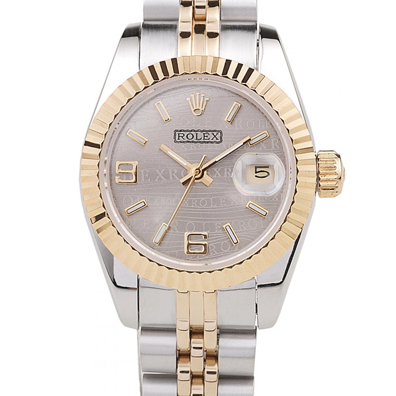 MiroTime 0714 Rolex Datejust Two Tone Stainless Steel Yellow Gold Plated 98078